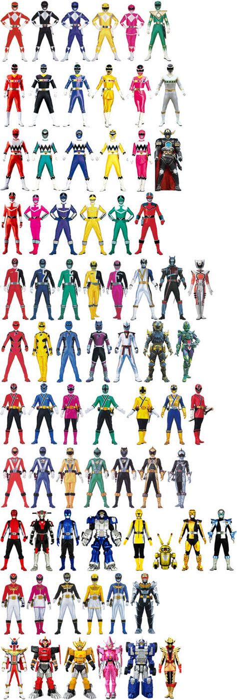 power ranger teams   pr universe  chipmunkraccoonoz  deviantart
