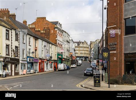 Bridge Street, a mix of shops, clubs and restaurants, town centre