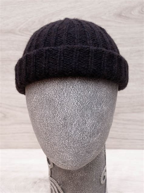 Fisherman Ribbed Beanie Docker Cap Trawler Beanie Fisherman Etsy