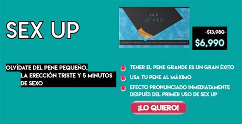 Sex Up cápsula Precio reseñas Pastillas Ingredientes costo