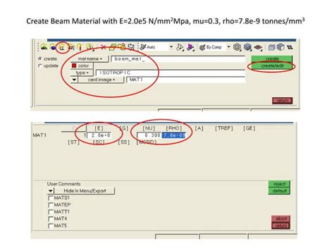 Cantilever Beam modal analysis using 1D elements in Nastran