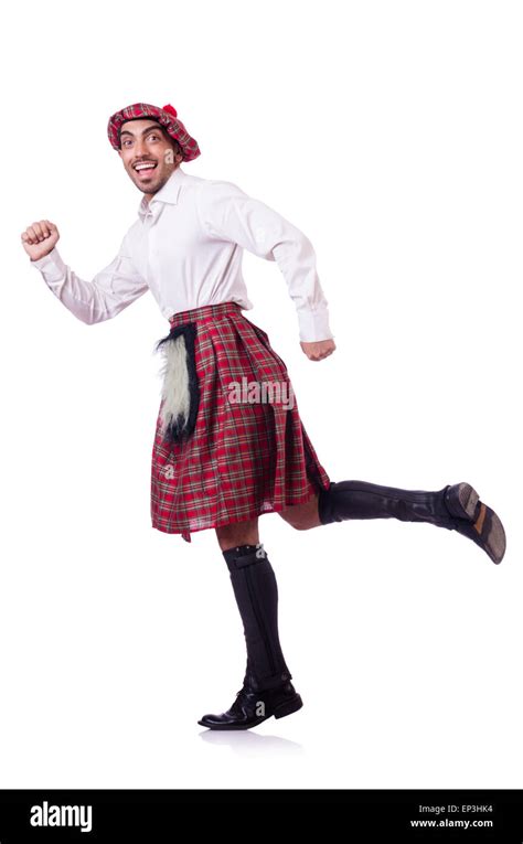 Scottish traditions concept with person wearing kilt Stock Photo - Alamy