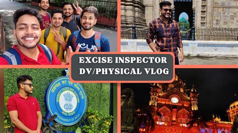 Excise Inspector DV Physical Medical Tests Vlog Mumbai Experience