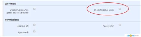 avoiding negative stock sb support portal