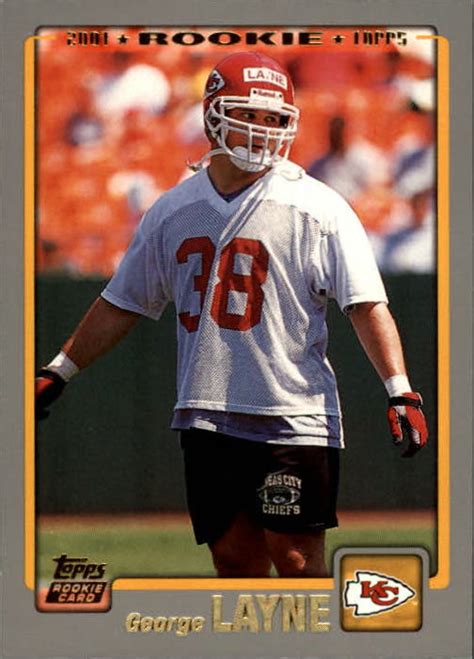 topps  george layne rc nm mt
