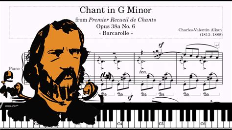 Chant In G Minor Opus A No Barcarolle Piano Charles