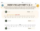 printable worksheets  adding  subtracting integers  number lines