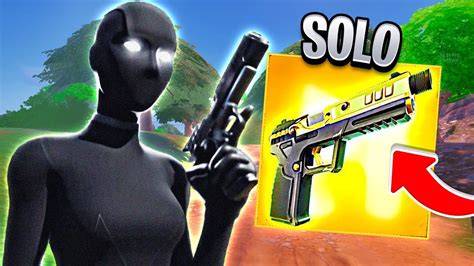 Ganando SOLO Con PISTOLA En FORTNITE YouTube