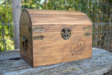 Rustic Wooden Card Box Rustic Wedding Decor Wedding Card Box