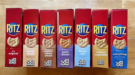 Every Ritz Cracker Flavor, Ranked