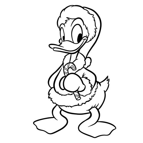 How to Draw Christmas Donald Duck: A Festive Art Tutorial