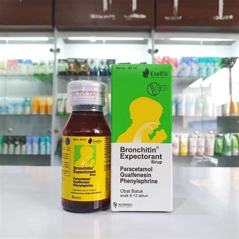 Jual BRONCHITIN Expectorant Sirup 60mL Shopee Indonesia