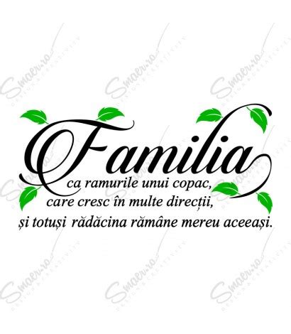 Sticker Familia Sticker De Perete Citat Familia