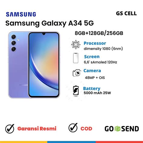 Jual Samsung Galaxy A G Gb Gb Garansi Resmi Sein Shopee