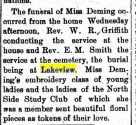 Mary Helen Deming Find A Grave Memorial