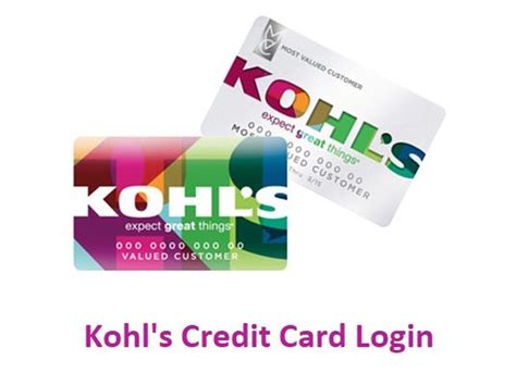 Kohls Credit Card Login Credit Card Cards How To Apply