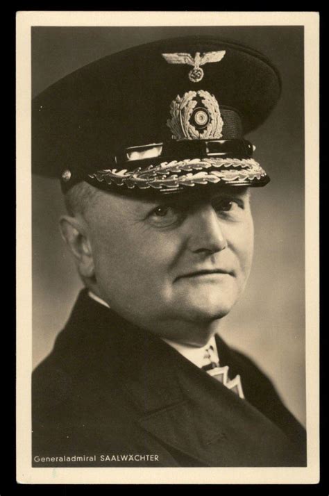 3rd Reich Germany Generaladmiral Saalwaechter Ritterkreuztraeger Rkt