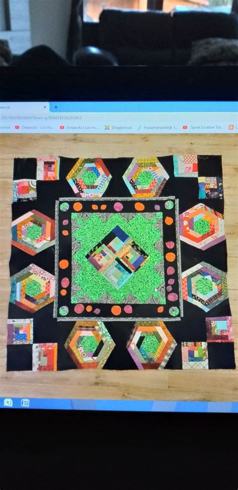 Pin Van Sonja Linders Op Round Robin Quilt