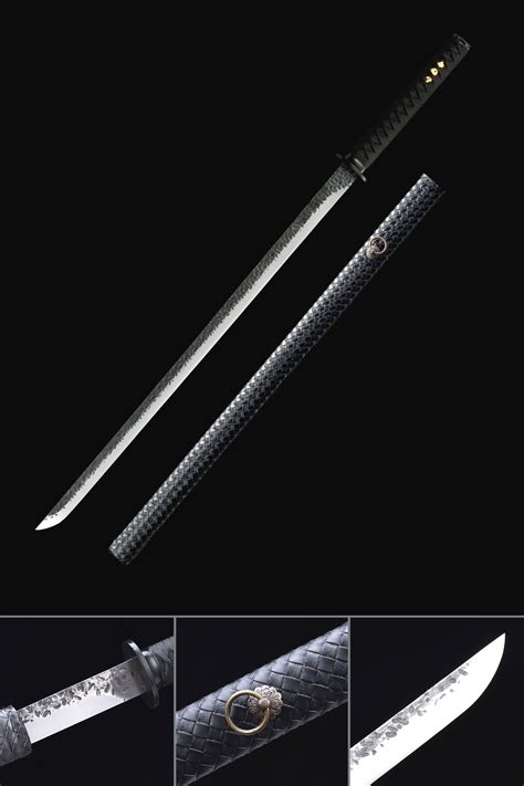 Black Ninjato | Handmade Japanese Ninjato Ninja Sword With Black ...