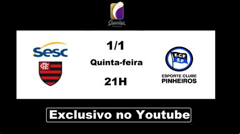 Flamengo x Pinheiros Superliga Vôlei Feminina 1º Fase Exclusivo