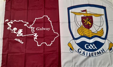 Galway GAA Flag 5ft x 3ft – Team Car Flag Ireland