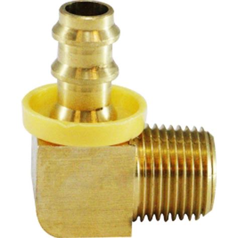 Cws Brass 1 2 Hose Barb X 1 2 Mpt Connecting Adapter Elbow Car Wash Superstore