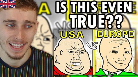 Brit Reacting To Usa Vs Europe Intelligence Youtube