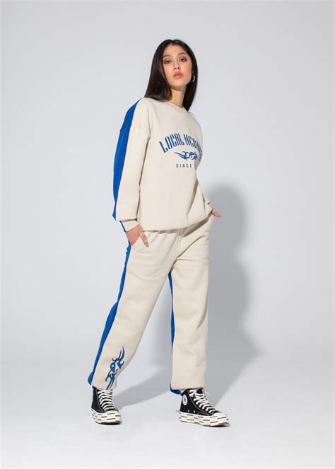 SPODNIE DRESOWE LH TRIBAL NUDE BLUE