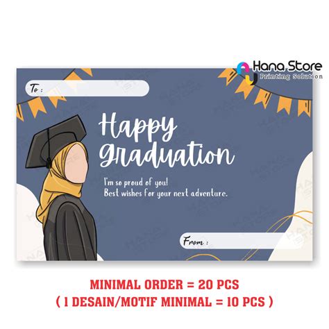 Jual Greeting Card Graduation V Gift Card Kartu Ucapan Wisuda