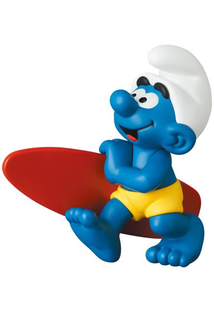 Medicom Toy Udf The Smurfs Series Smurf Surfer