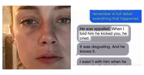 Texts Allegedly Sent By Amber Heard Are Leaked