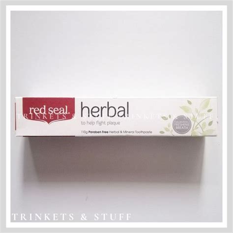 Red Seal Herbal Paraben Free Herbal And Mineral Toothpaste 110g Lazada Ph