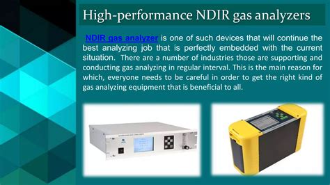 Ndir Gas Analyzer Ppt