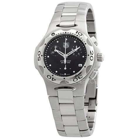 Tag Heuer Kirium Chronograph Quartz Black Dial Watch CL1212 BA0705