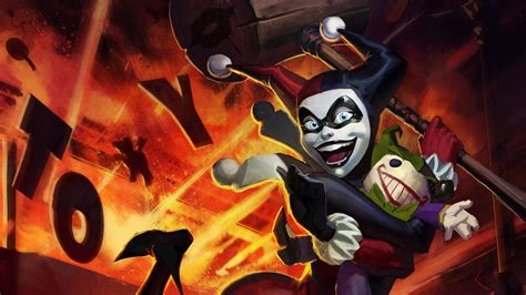 Ladda Ner Joker Och Harley Quinn Wallpaper Helt Gratis Joker