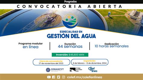 Especialidad en Gestión del Agua COMECSO