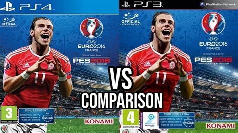 Pes Uefa Euro Ps Vs Ps Youtube