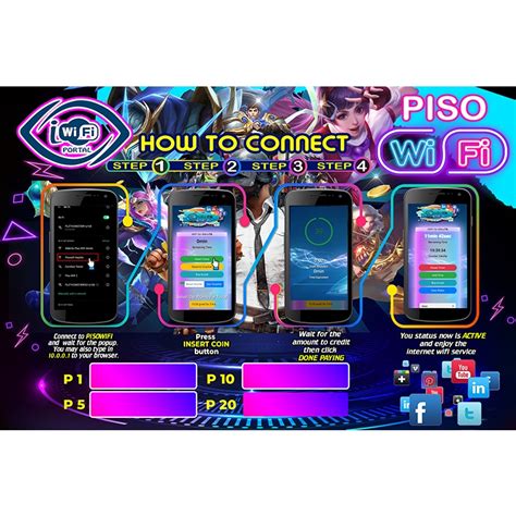 Piso Wifi Tarpaulin Iwifi Read Discription Below Shopee Philippines