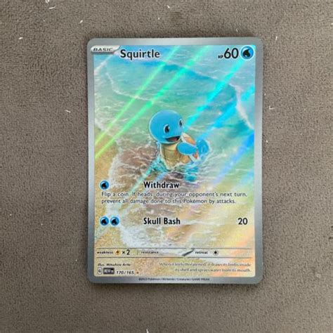 Squirtle Pokemon Illustration Rare Full Art English