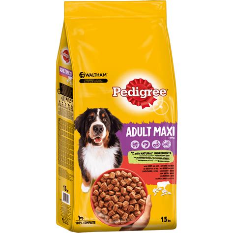 PEDIGREE Adult Maxi 25kg Mit Rind Reis 15kg Trockenfutter