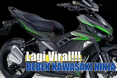 Lagi Viral Motor Bebek Yamaha Mx King Versi Kawasaki Ninja Mesin