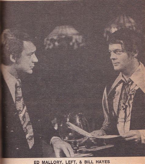 Edward Mallory And Bill Hayes Days Of Our Lives Days Of Our Lives