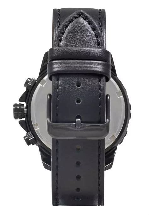 Jual Alba ALBA Jam Tangan Pria Black Leather Strap AT3C93