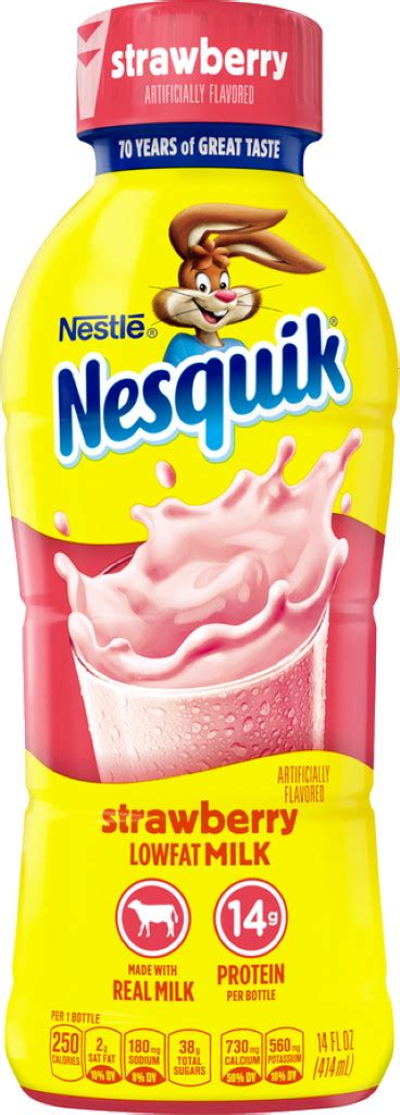 Nesquik Strawberry Milk Bottle