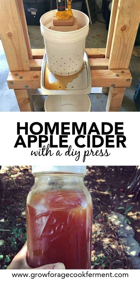 How to Make Apple Cider with a DIY Press | Homemade apple cider, Making apple cider, Apple cider ...