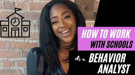 How To Work With Schools As A Behavior Analyst Youtube