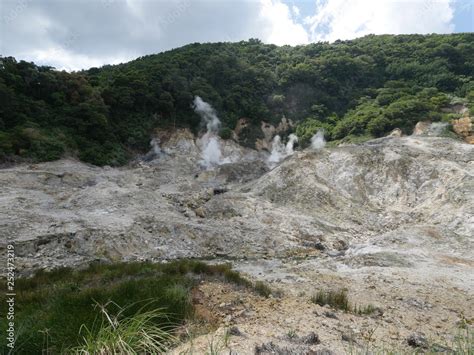 Sulfur Springs In St Lucia Caribbean Islands The Sulfur Springs Is