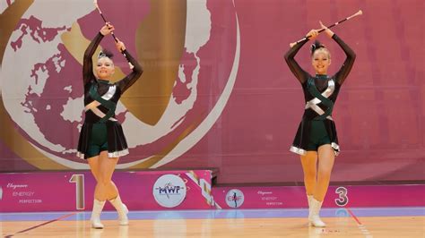 Majorettes AZARIA Piekary Śląskie DUO TRIO BATON SENIORS Maribor