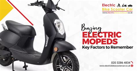 Top Factors to Consider When Buying Electric Mopeds for Adults