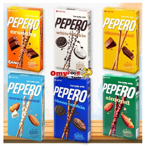 32g39g50g Lotte Pepero Biscuit Stick Crunchywhite Cookiechoco